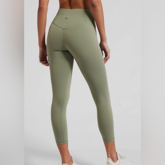 Athleta ELATION TRAIN 7/8 TIGHT Mint Green Size 2X High Rise Leggings - Picture 2 of 7